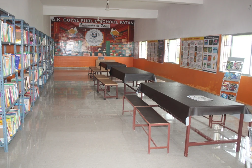 Library at A.K Goyal Public School