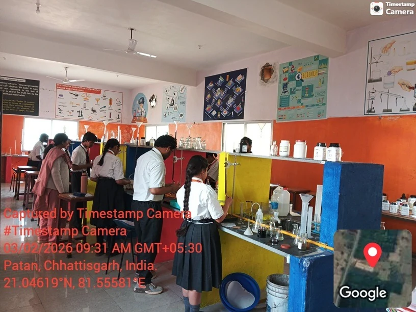 Students participating in school events